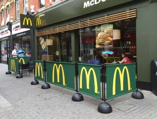 Event Barriers McDonalds