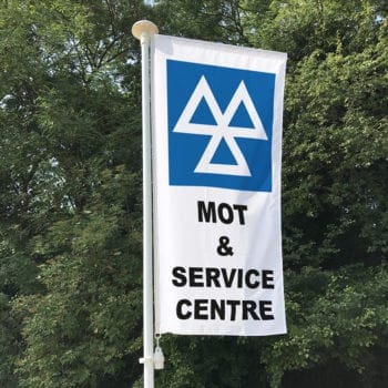 MOT & Service centre Flag