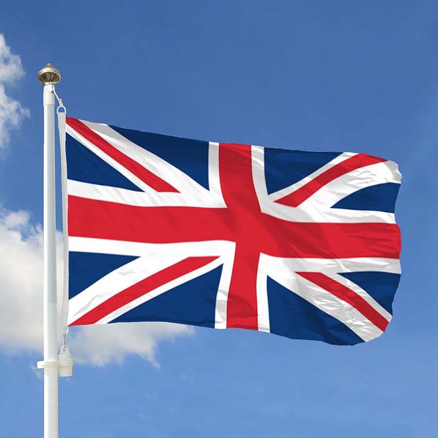 Zephyr Flags offer quality British Flags, ready for hoisting